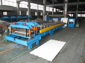 7.5kw glazed tile roll forming machine roof panel forming line for prefabricated houses